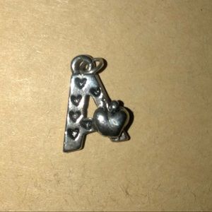 Letter A pendant